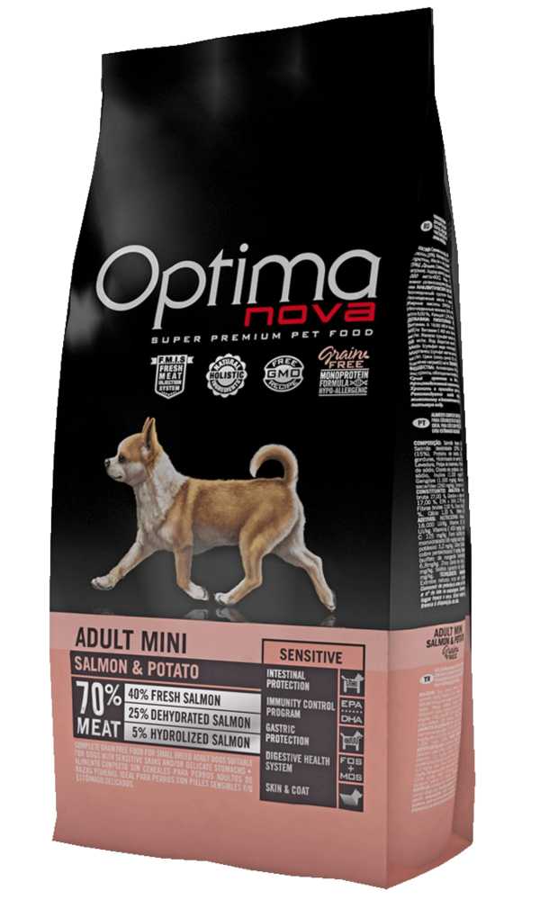 OPTIMAnova dog ADULT MINI SENSIT. GF Salmon 2kg-11720
