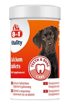 Vitality Calcium 8in1 for All Dogs 155tbl