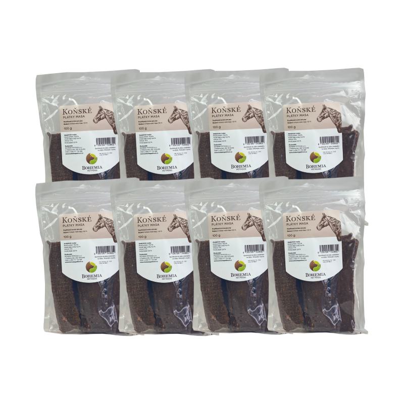 BOHEMIA 20x Koňské plátky 100g