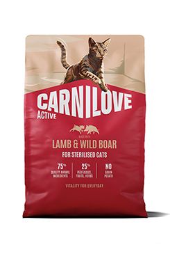 Carnilove Cat Active Dry Lamb& Wild Steril.Ad.AB 2kg