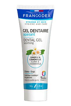 Francodex Zklidňující dentální gel pro psy 50g