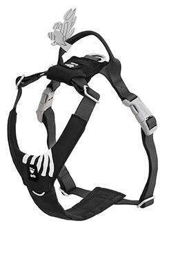 Postroj Hurtta Seeker černý 55-70cm