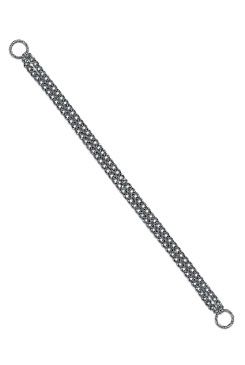 Obojek kovový stahovák 2-řadý 30cm/2mm Tommi