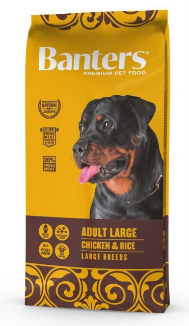 Banters Adult LARGE Chicken&Rice 15kg-14191