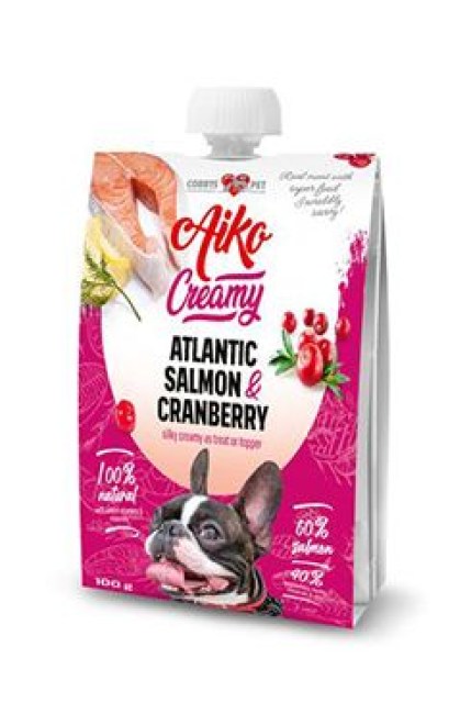 Pochoutka Aiko Creamy Atlantic Salmon&Cranberry 100g