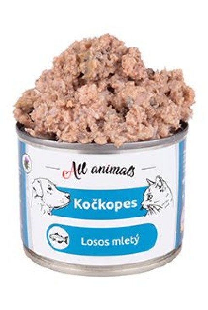 All Animals kočkopes Losos mletý 200g
