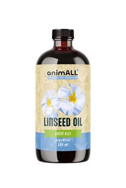 animALL Lněný olej 500ml