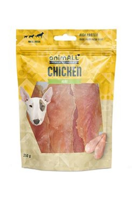 animALL Měkké kuřecí jerky 250g