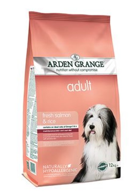 Arden Grange Dog Adult with fresh Salmon&Rice 12kg