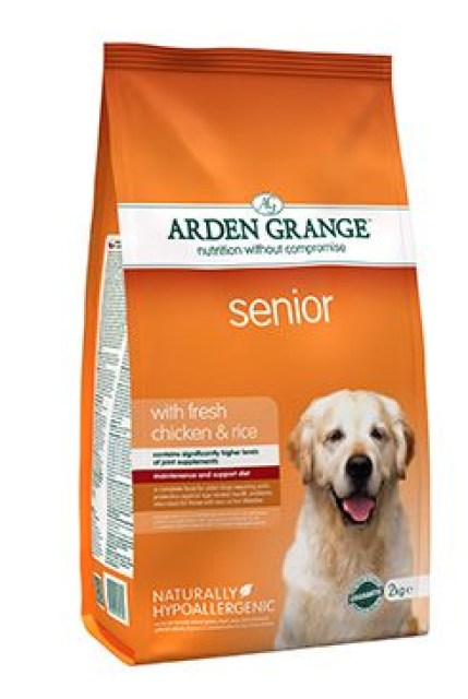 Arden Grange Dog Senior with fresh Chicken&Rice 2kg