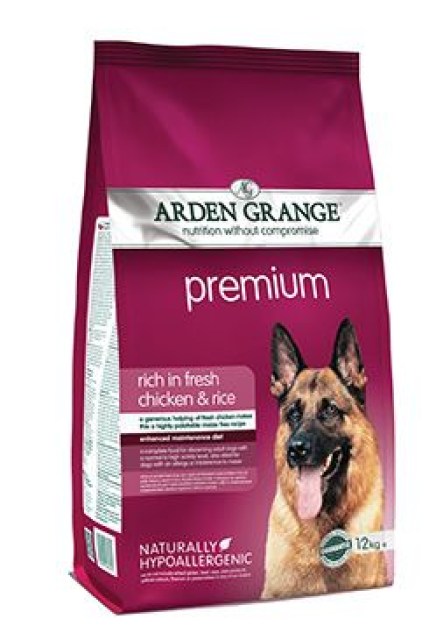 Arden Grange Dog Adult Prem.rich fresh Chick&Rice12kg
