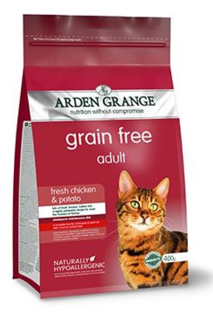 Arden Grange GF Cat Adult with fresh Chick&Potato 400g