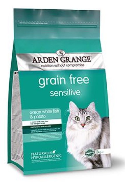 Arden Grange GF Cat Adult Sen.Oc.White Fish&Potato 2kg