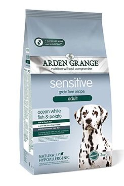 Arden Grange GF Dog Adult Sen.Oc.White Fish&Potato 2kg