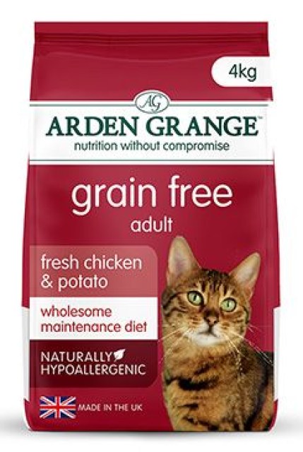 Arden Grange GF Cat Adult with fresh Chick&Potato 4kg