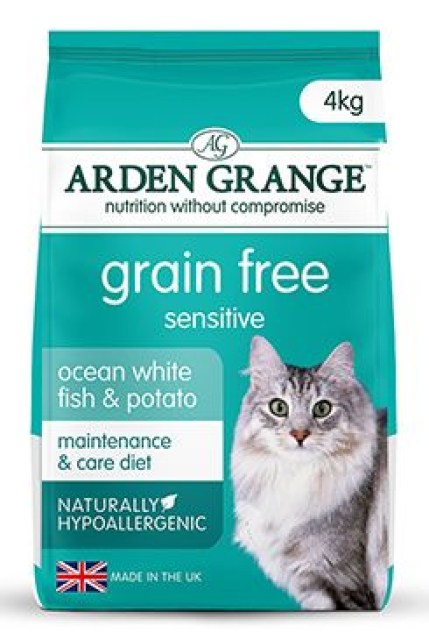 Arden Grange GF Cat Adult Sen.Oc.White Fish&Potato 4kg
