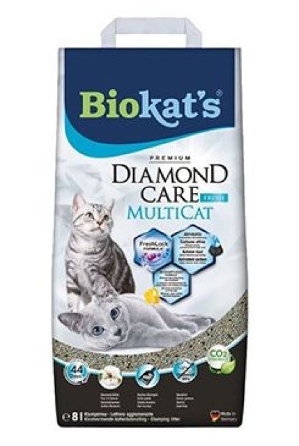 Podestýlka Biokat's Diamond Care Multicat Fresh 8l