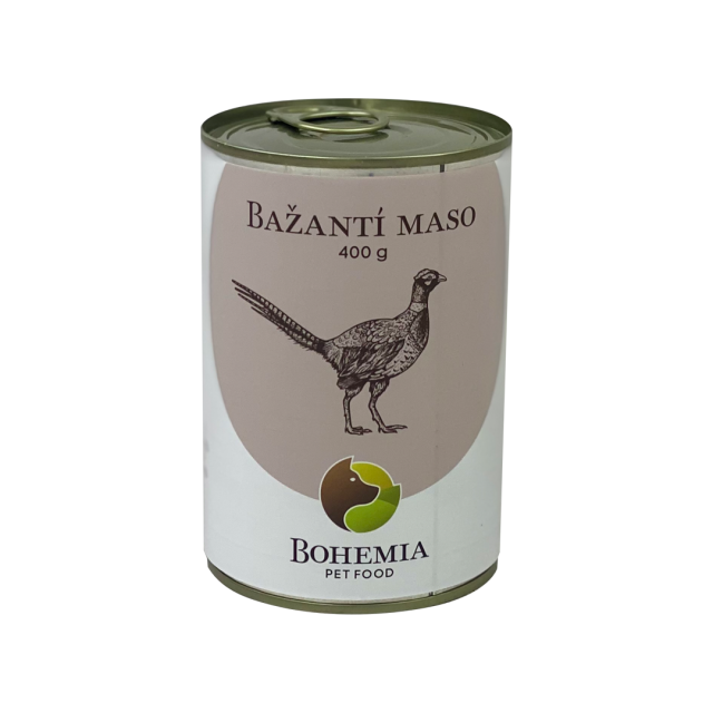 BOHEMIA Bažantí maso ve vlastní šťávě 400g