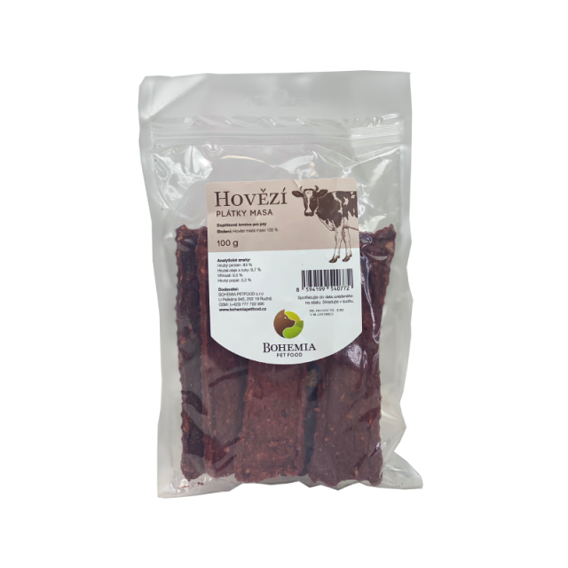 BOHEMIA Hovězí plátky 100g