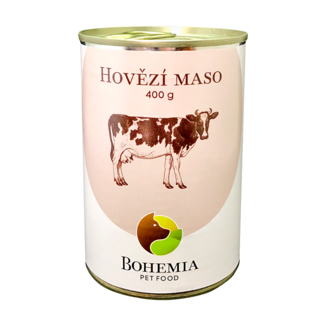 BOHEMIA Hovězí maso ve vlastní šťávě 400 g