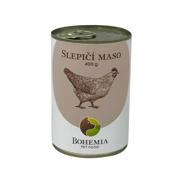 BOHEMIA Slepičí maso ve vlastní šťávě 400g