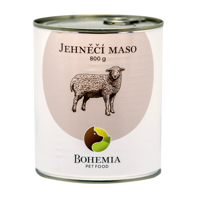 BOHEMIA Jehněčí maso ve vlastní šťávě 800 g