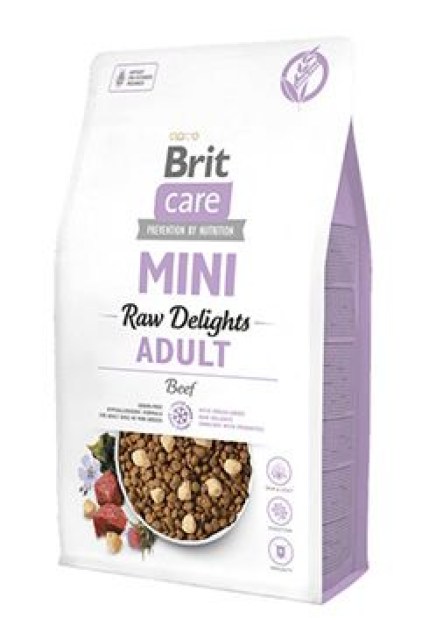 Brit Care Dog Mini FD Raw Delights Beef 2kg