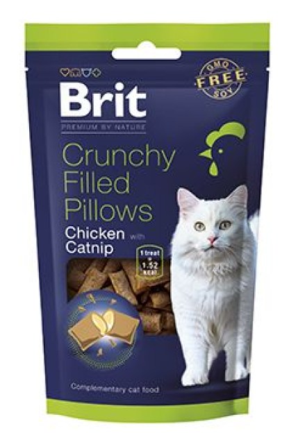 Brit Premium Cat by Nature Pillows Chicken Catnip 50g