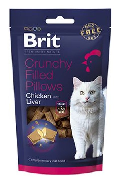 Brit Premium Cat by Nature Pillows Chicken Liver 50g