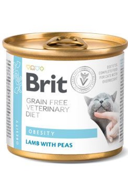 Brit VD Cat GF konz. Obesity 200g