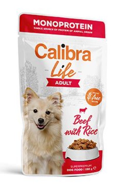 Calibra Dog Life kapsa Adult Beef 150g