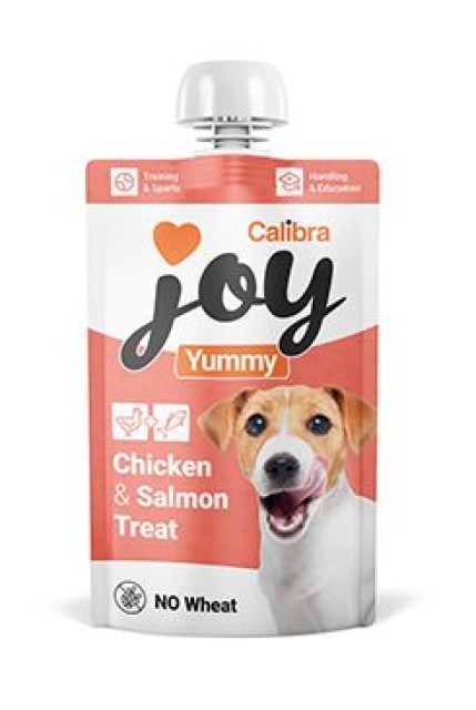 Calibra Joy Dog Yummy Chicken & Salmon Treat 100 g