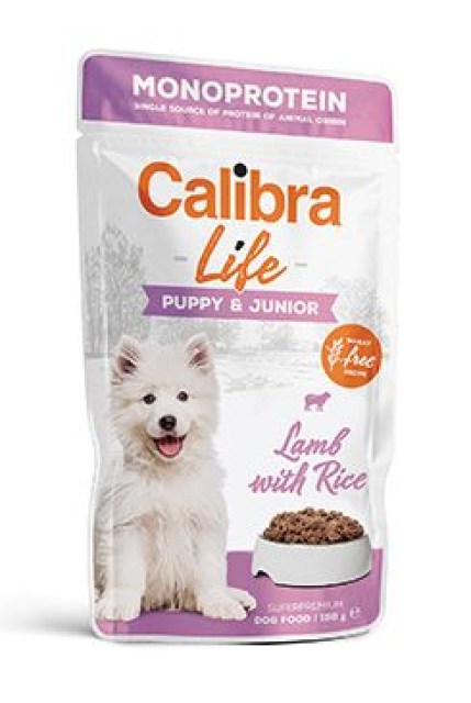 Calibra Dog Life kapsa Puppy&Junior Lamb 150g