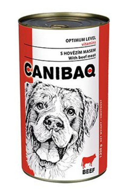 Canibaq dog konz. hovězí 1250g