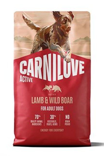 Carnilove Dog Active Dry Lamb&Wild Boar Adult AB 4kg