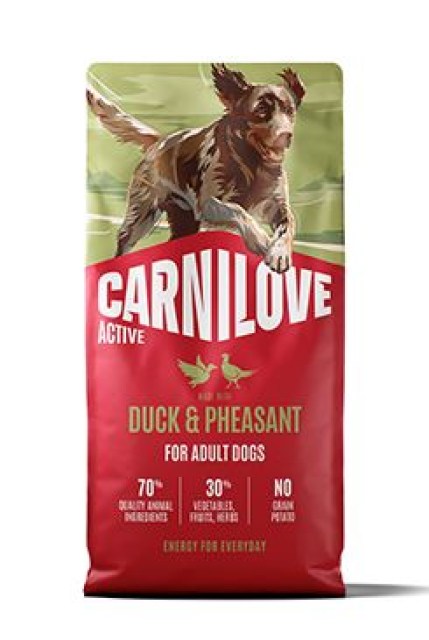 Carnilove Dog Active Dry Duck&Pheasant Adult AB 12kg