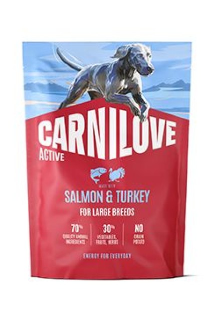 Carnilove Dog Active Dry Salmon&Turkey Adult LB 1,5kg