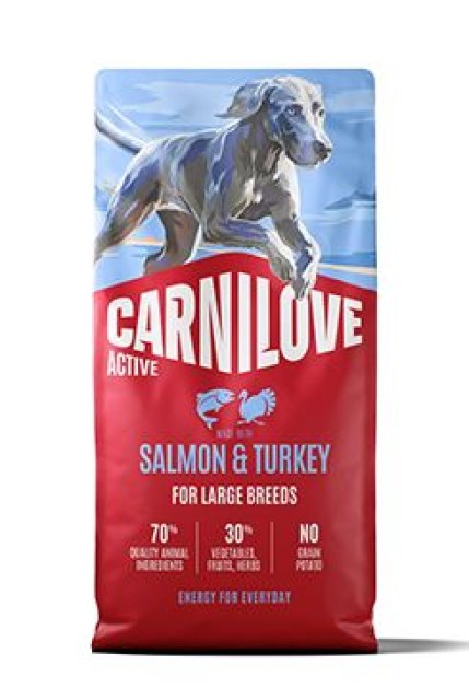 Carnilove Dog Active Dry Salmon&Turkey Adult LB 12kg