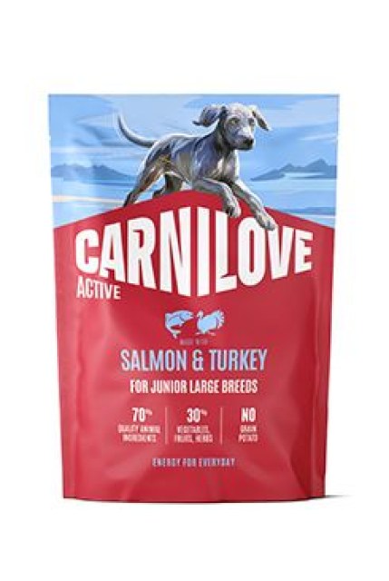 Carnilove Dog Active Dry Salmon&Turkey Junior LB 1,5kg