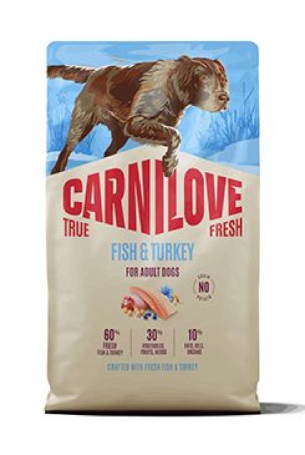 Carnilove Dog True Fresh Dry Fish&Turkey Adult AB 4kg