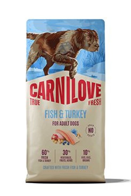 Carnilove Dog True Fresh Dry Fish&Turkey Adult AB 12kg
