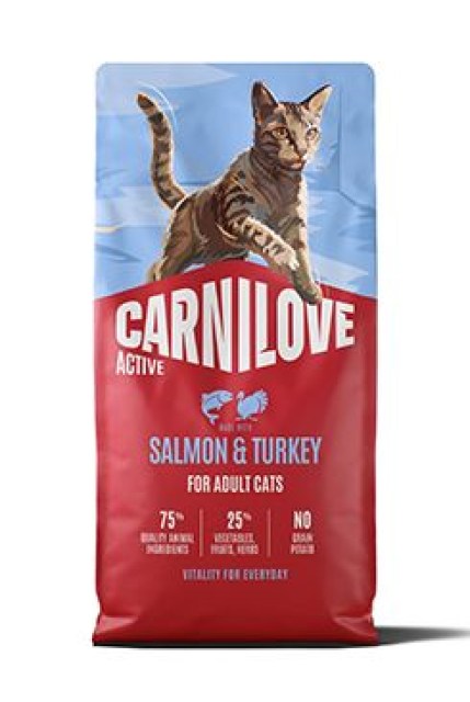Carnilove Cat Active Dry Salmon&Turkey Adult AB 6kg