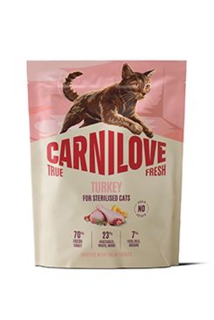 Carnilove Cat True Fresh Dry Turkey Steril.Ad.AB 400g