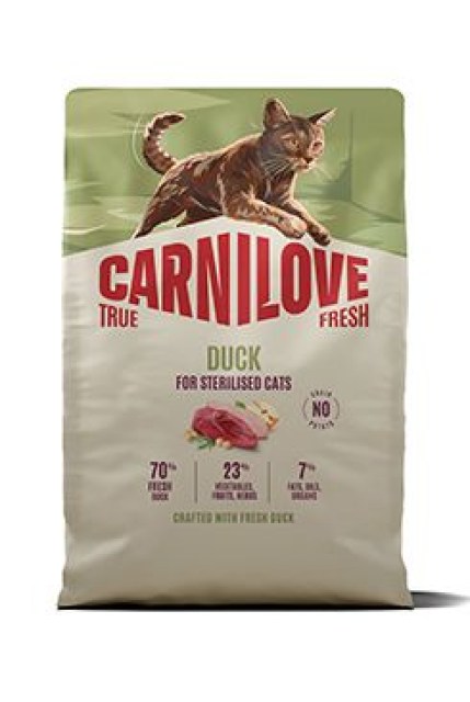 Carnilove Cat True Fresh Dry Duck Steril. Ad.AB 2kg