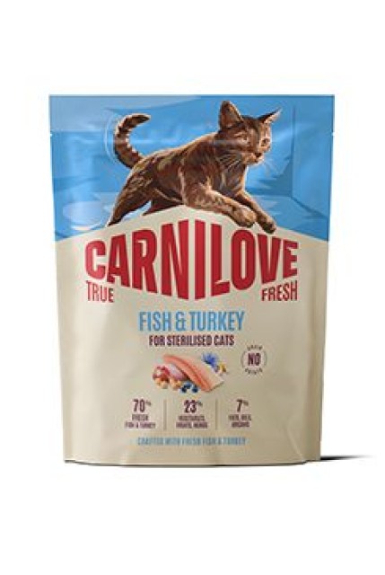 Carnilove Cat True Fresh Dry Fish&Turk.Ster.Ad.AB 400g