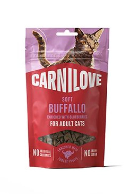 Carnilove Cat SOFT Snack Buffallo+Blueberries 50g