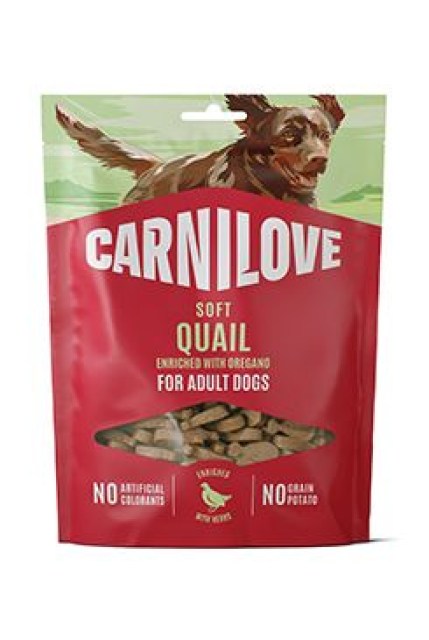 Carnilove Dog Soft Snack Quail+Oregano 200g