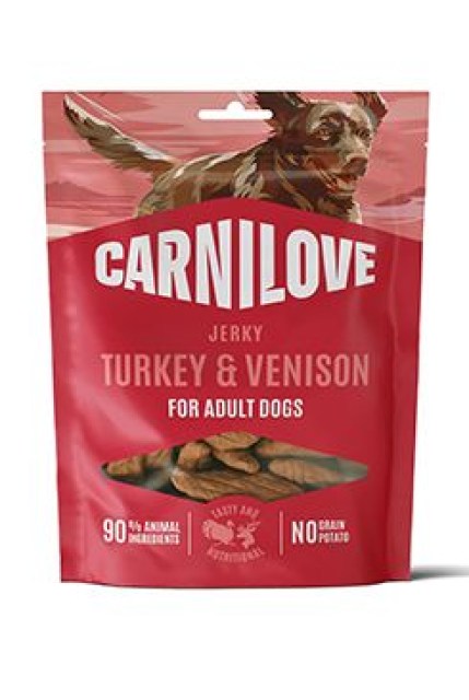 Carnilove Dog Jerky Turkey&Venison 100g
