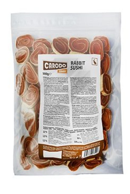 CARODO Dog poch. Králičí sushi 500g