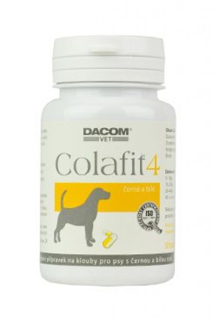 Colafit 4 na klouby pro psy černé/bílé 50tbl